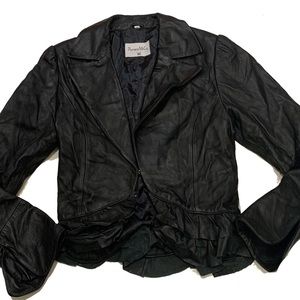 M / pamela mccoy leather jacket